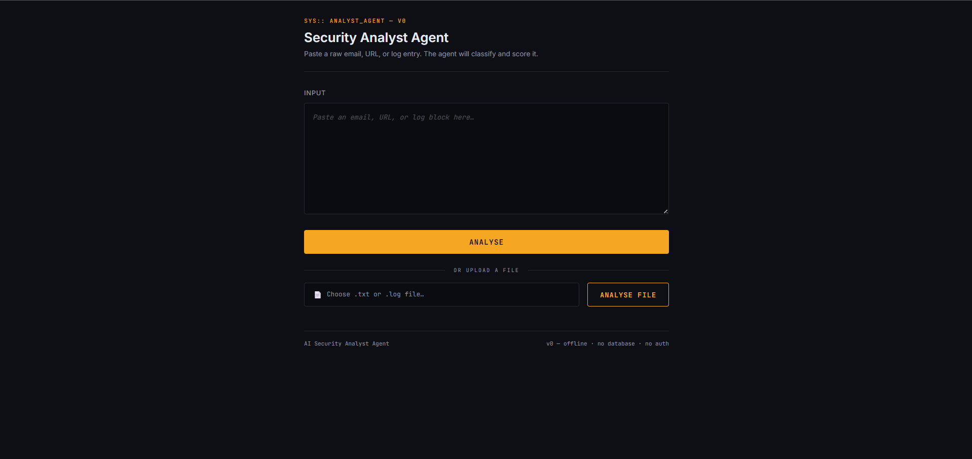 AI-Based Security Analyst screenshot